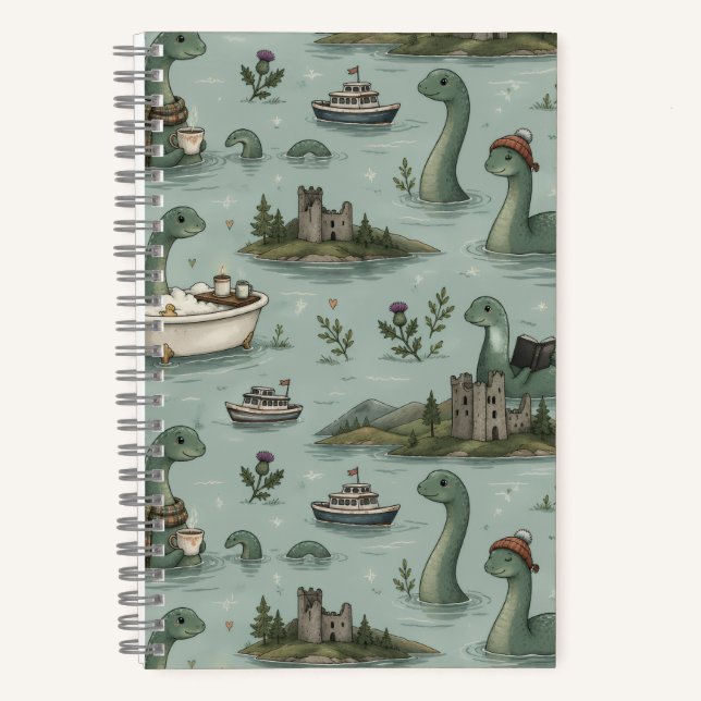 Cuaderno Monstruo del lago Ness (Anverso)
