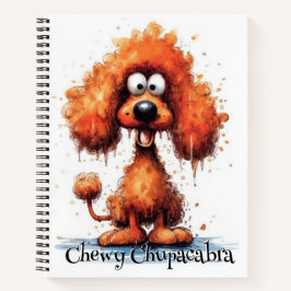 Cuaderno Monstruo gracioso de perro: Chewy Chupacabra