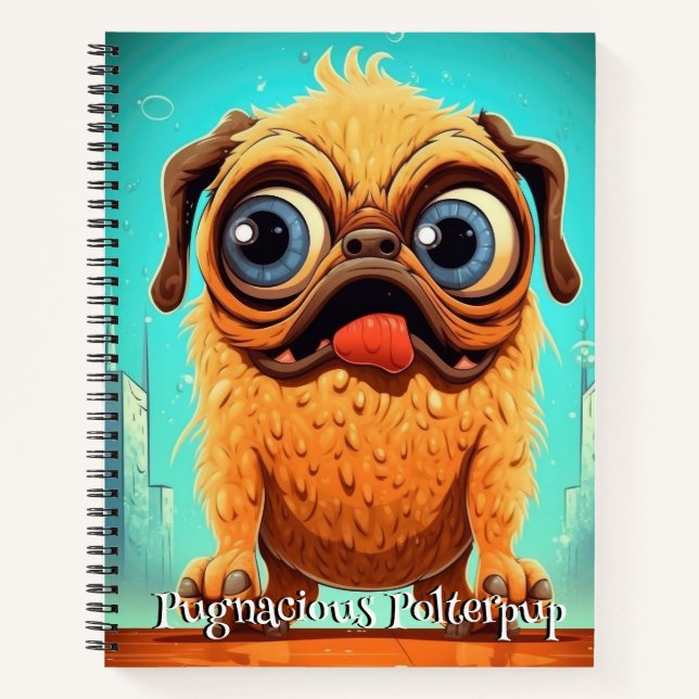 Cuaderno Monstruo gracioso de perro: Polterpup (Anverso)