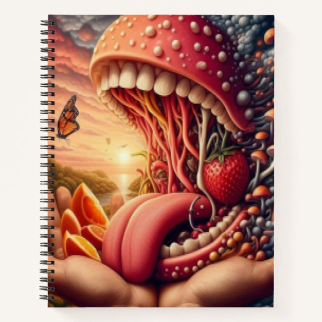 Cuaderno Monstruo Gran boca (Anverso)