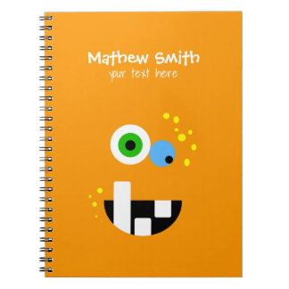 Cuaderno Monstruo loco divertido único de Oragne