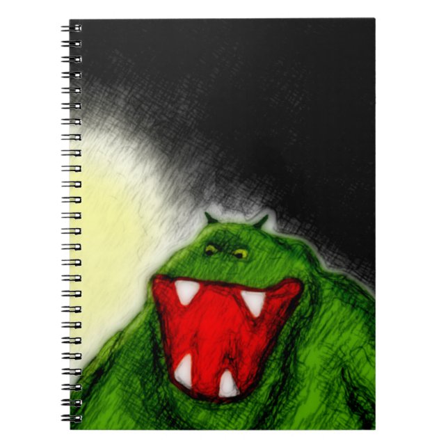 Cuaderno Monstruo nocturno (Frente)