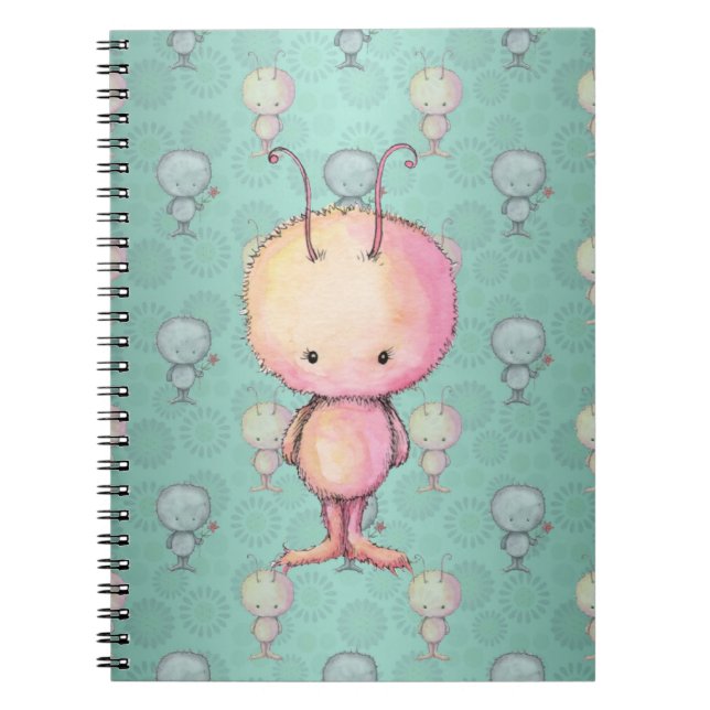 Cuaderno Monstruo Pequeño Adorable (Frente)