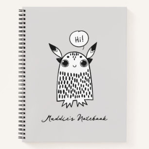 Cuaderno Monstruo pequeño lindo