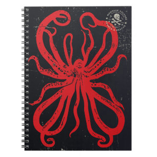 Cuaderno Monstruo portátil Montauk Salvage Co. Red Sea
