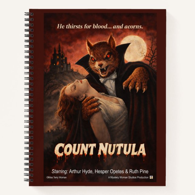 Cuaderno Monstruos de Cangrejo Ardilla Parodia (Anverso)