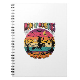 Cuaderno Monstruos de Mamá Bruja de Halloween Calabazas Mur