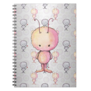 Cuaderno Monstruos Lindos y Esponjosos