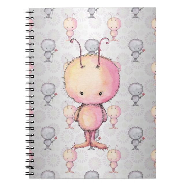 Cuaderno Monstruos Lindos y Esponjosos (Frente)