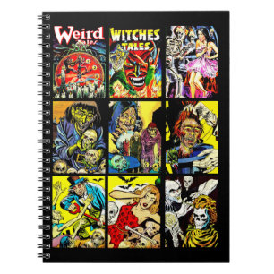 Cuaderno monstruosas criaturas brujan arte de terror de zom