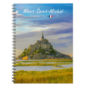 Cuaderno Mont-Saint-Michel, Francia - Abadía Medieval