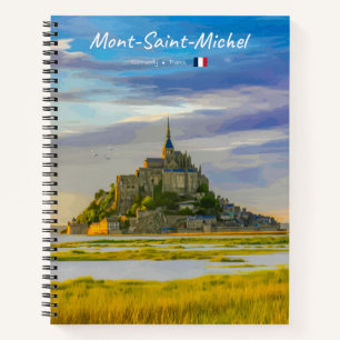 Cuaderno Mont-Saint-Michel, Francia - Abadía Medieval en Es