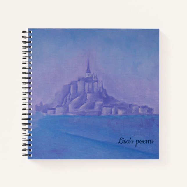Cuaderno Mont Saint Michel - Normandía, Francia (Anverso)