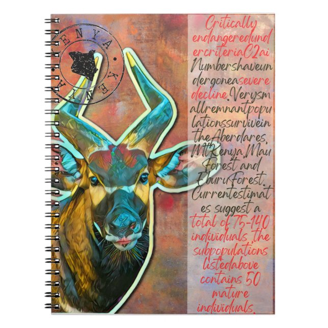 Cuaderno Montaña Bongo Antelope III (Frente)