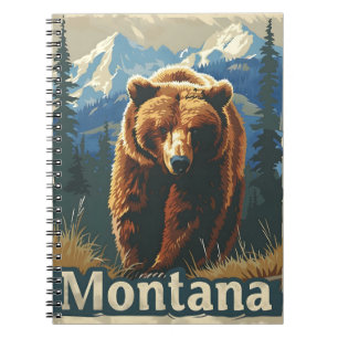 Cuaderno Montana Brown Bear Grizzly