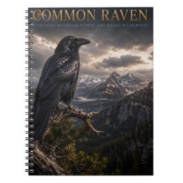 Cuaderno Montaña Common Raven Wilderness ANIMALES
