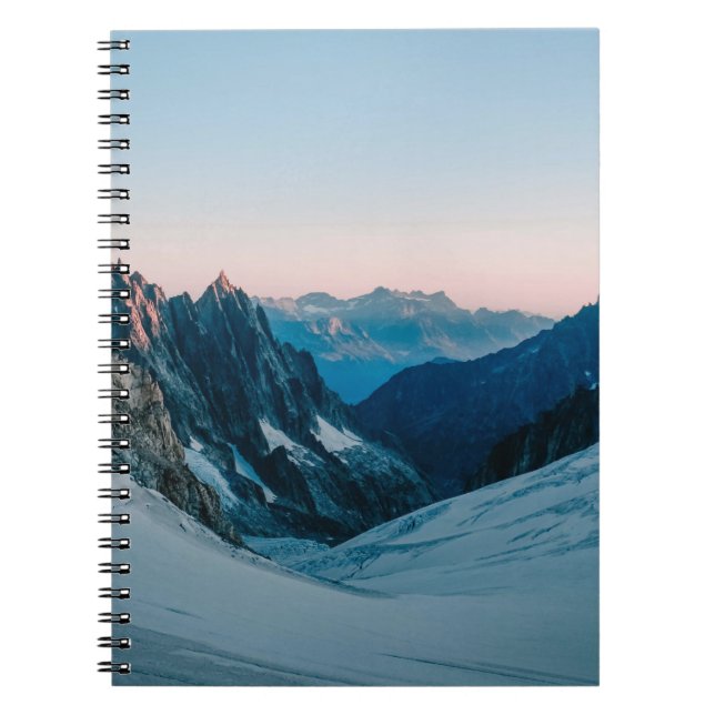 CUADERNO MONTAÑA CUBIERTA DE NIEVE (Frente)