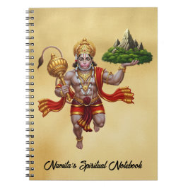 Cuaderno Montaña de elevación de vuelo Lord Hanuman