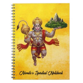 Cuaderno Montaña de elevación de vuelo Lord Hanuman