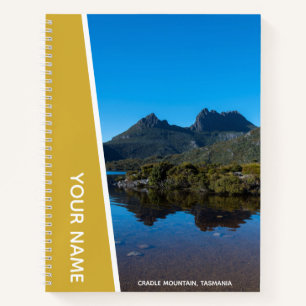 Cuaderno Montaña de la cuna, Tasmania Australia, oro