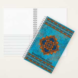 Cuaderno Montaña del Suroeste Picos Turquesa Personalizada