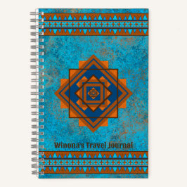 Cuaderno Montaña del Suroeste Picos Turquesa Personalizada