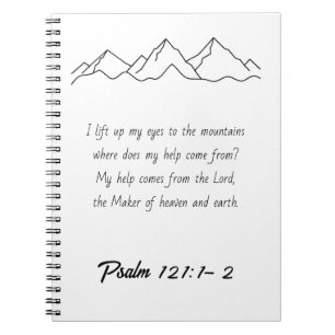 Cuaderno Montaña Línea Salmo 121:1-2