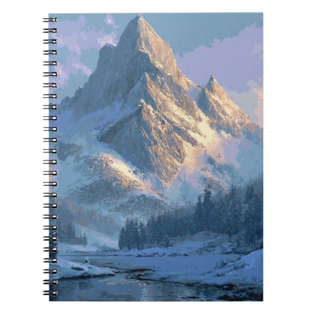 Cuaderno Montaña nevada (Frente)