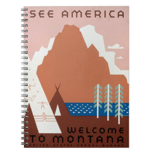 Cuaderno Montana Paisaje Arte Fotos de Vintage Antiguas Est