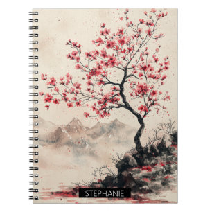 Cuaderno Montaña Serenidad Crimson Sakura (1)