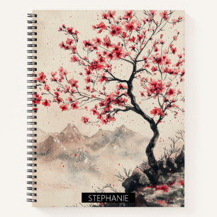 Cuaderno Montaña Serenidad Crimson Sakura (1)