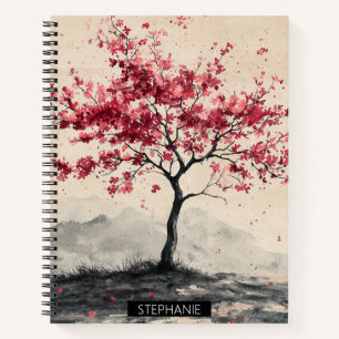 Cuaderno Montaña Serenidad Crimson Sakura (2)