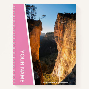 Cuaderno Montañas Azules de Rock colgante Australia Sunset