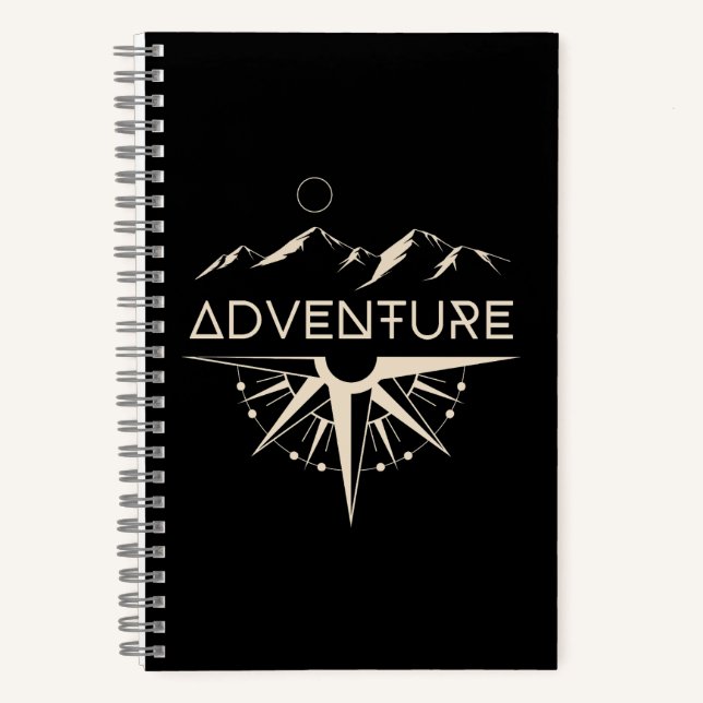 Cuaderno Montañas Brújula de Aventura (Anverso)