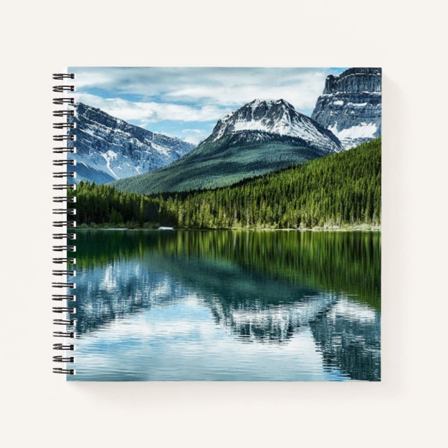 Cuaderno Montañas | Canadian Rockies, Alberta Canadá (Anverso)
