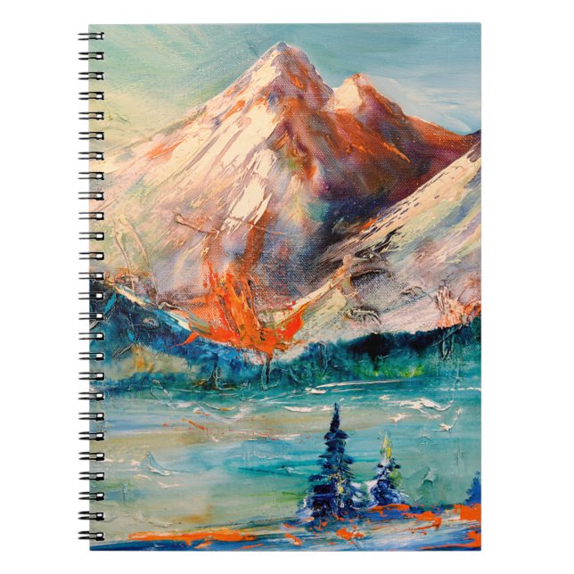 Cuaderno Montañas, Cañón. Montañas, cresta, montaña (Frente)