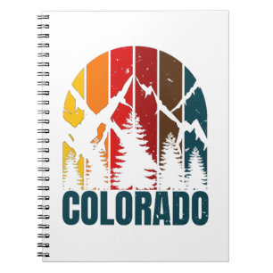 Cuaderno Montañas Colorado Retro