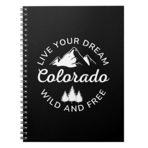 Cuaderno Montañas Colorado Vintage