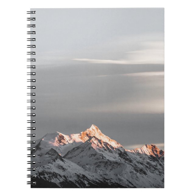 CUADERNO MONTAÑAS CUBIERTAS DE NIEVE (Frente)