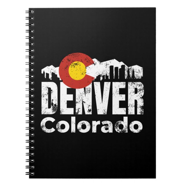 Cuaderno Montañas Denver Colorado (Frente)