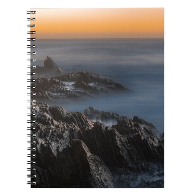 CUADERNO MONTAÑAS GRIS CON NUBES (Frente)