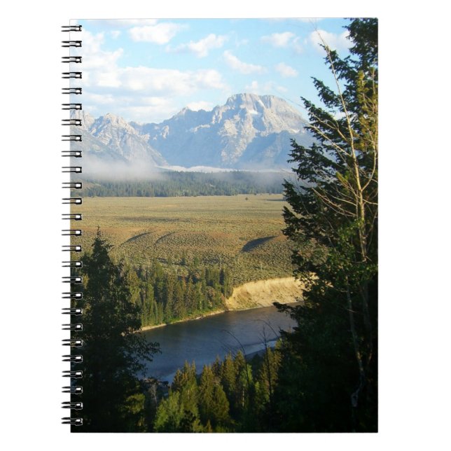 Cuaderno Montañas Jackson Hole y río (Frente)