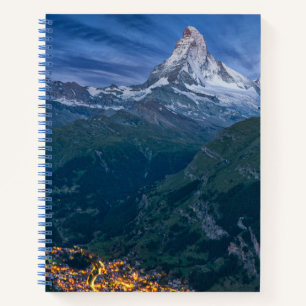 Cuaderno Montañas   Matterhorn, Zermatt, Alpes suizos