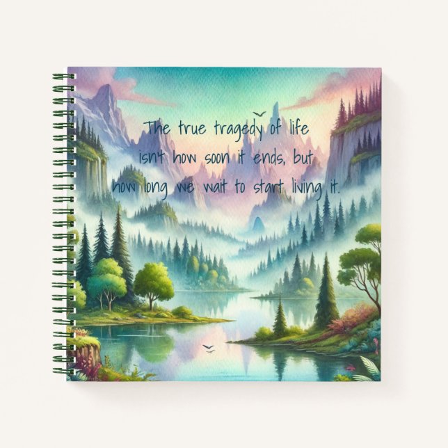 Cuaderno Montañas místicas y presupuesto (Anverso)