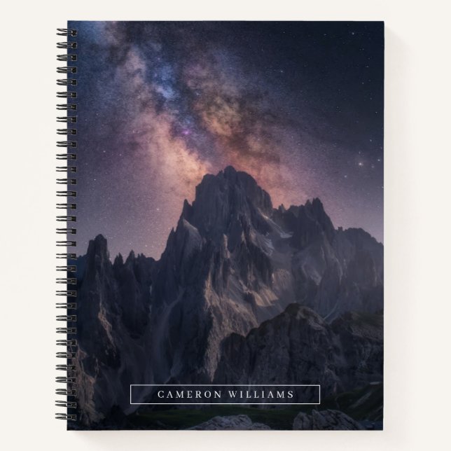 Cuaderno Montañas | Montañas Dolomitas, Italia (Anverso)