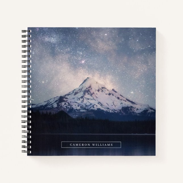 Cuaderno Montañas | Monte Hood Portland, Oregon (Anverso)