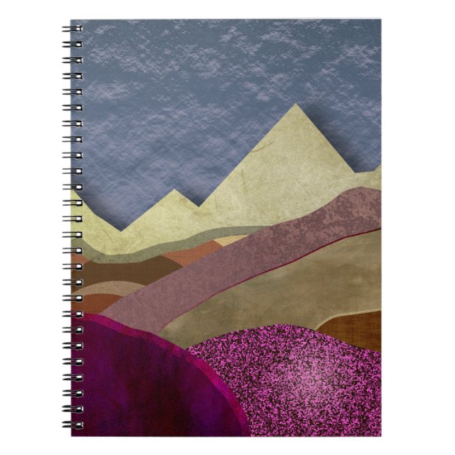 Cuaderno Montañas Mulberry (Frente)
