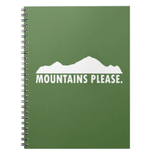 Cuaderno Montañas Por Favor