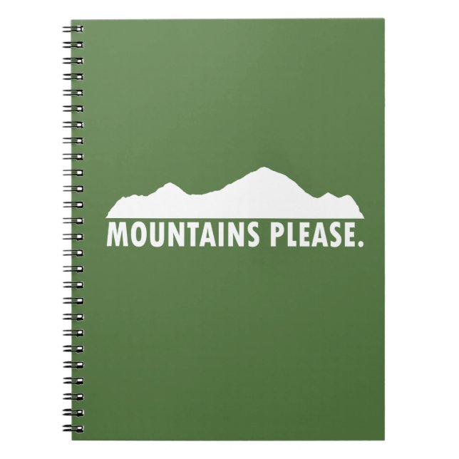 Cuaderno Montañas Por Favor (Frente)