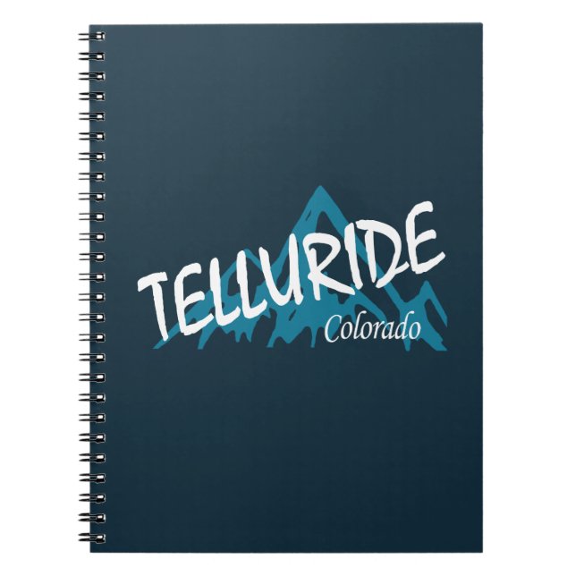 Cuaderno Montañas Telluride Colorado (Frente)